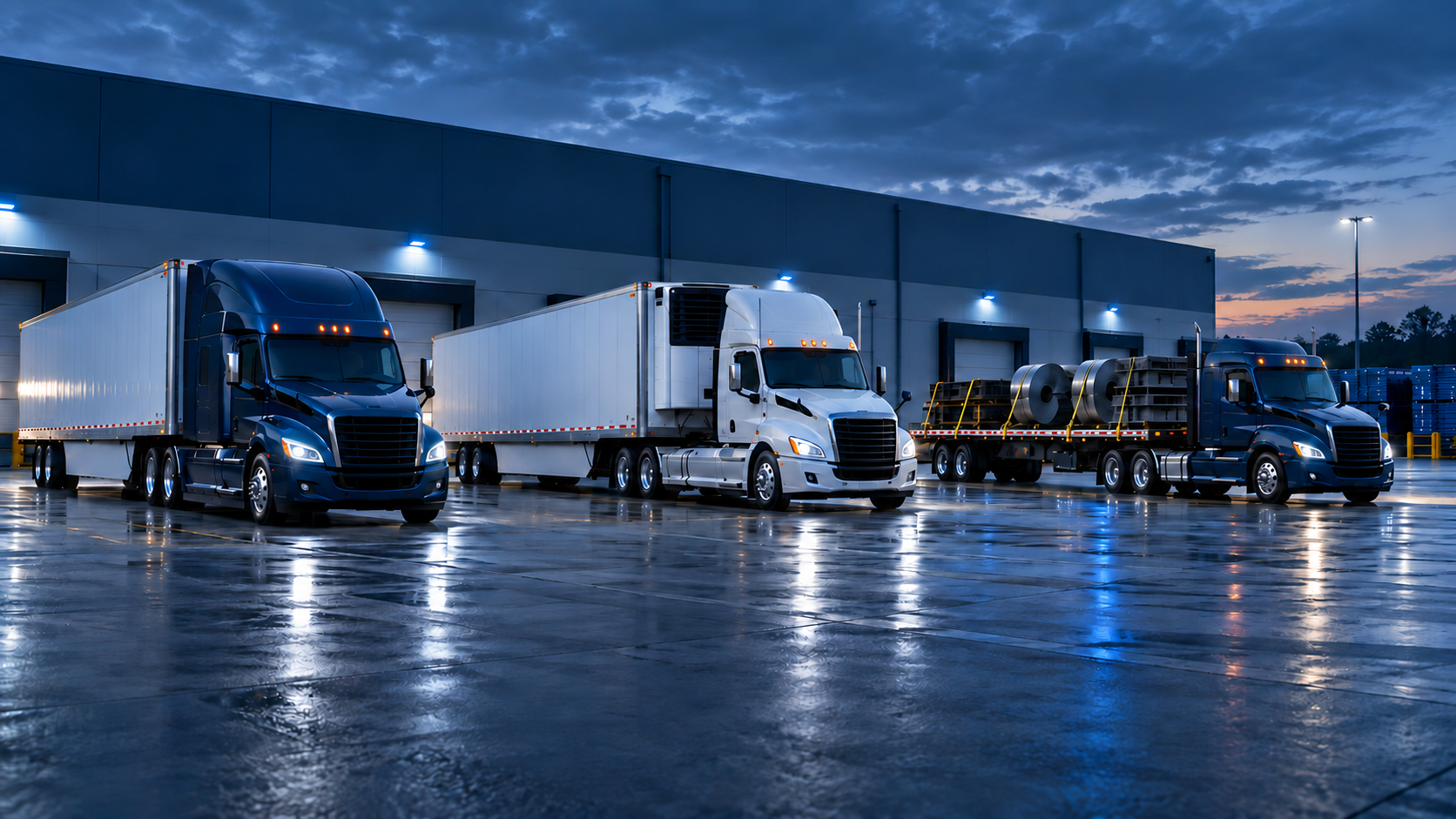 Freight operations at a distribution center